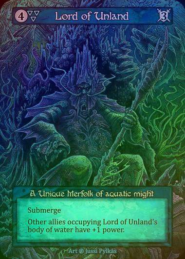 【FOIL】[Water] Lord of Unland [beta-Unique]